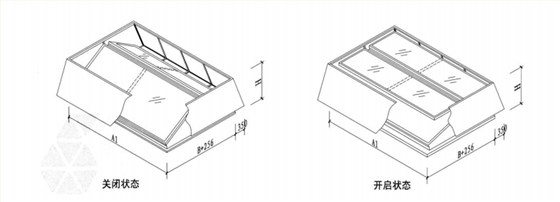 避風(fēng)型電動天窗